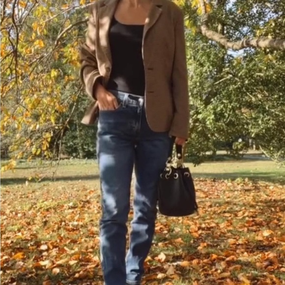 “DIVAS BAG" DV LUXURY Bucket Classic Black Italian Leather Crossover Handbag - Picture 5 of 5